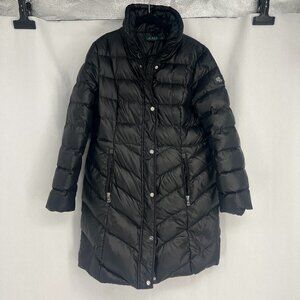 LRL Black Puffer Coat